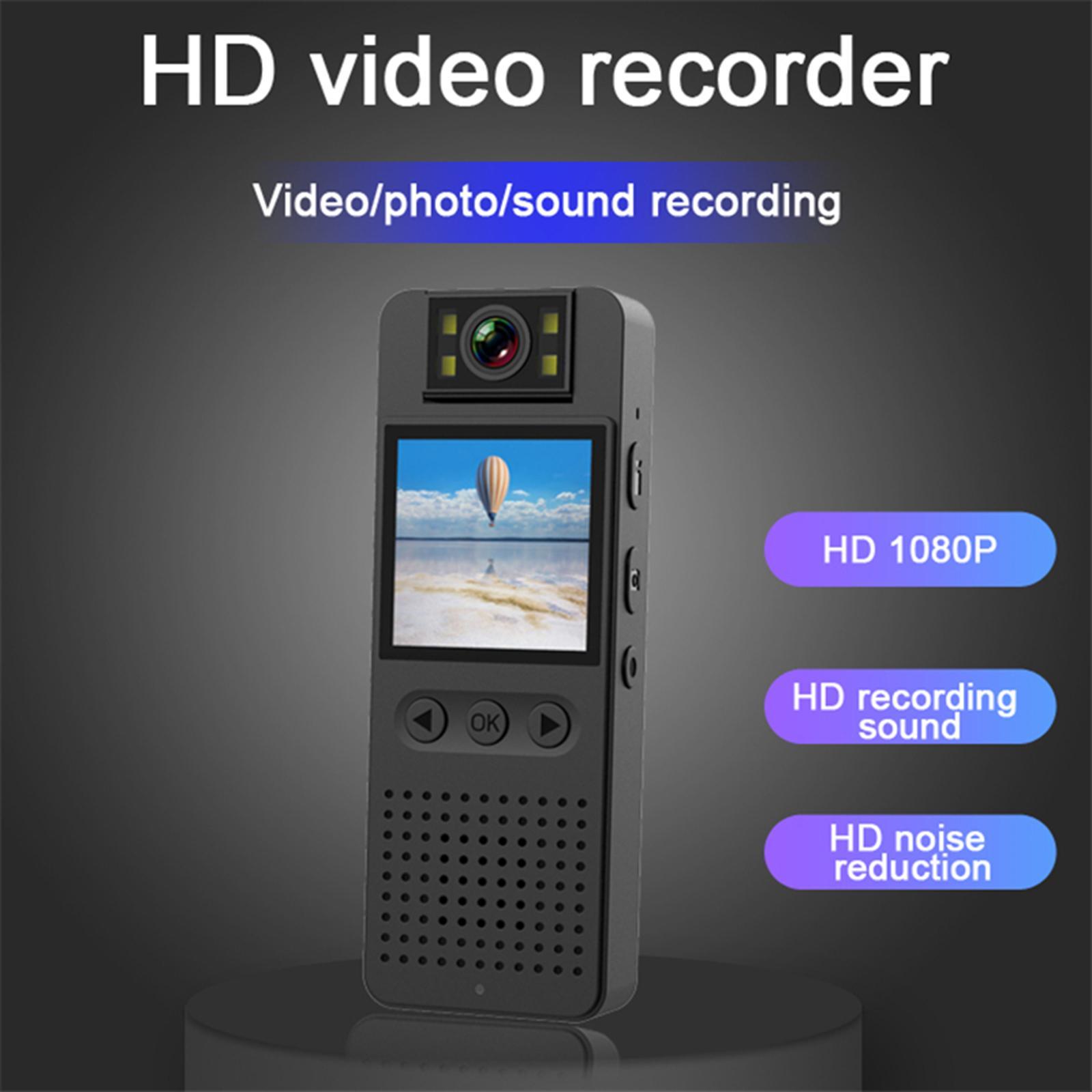 Body Camera Video 1080P 1.4 inch Screen Photo Function