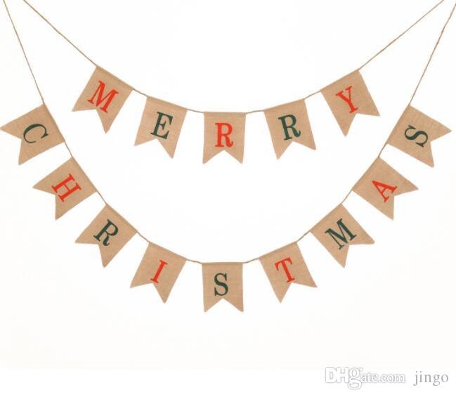 Dây cờ Merry Christmas banner dcxm18