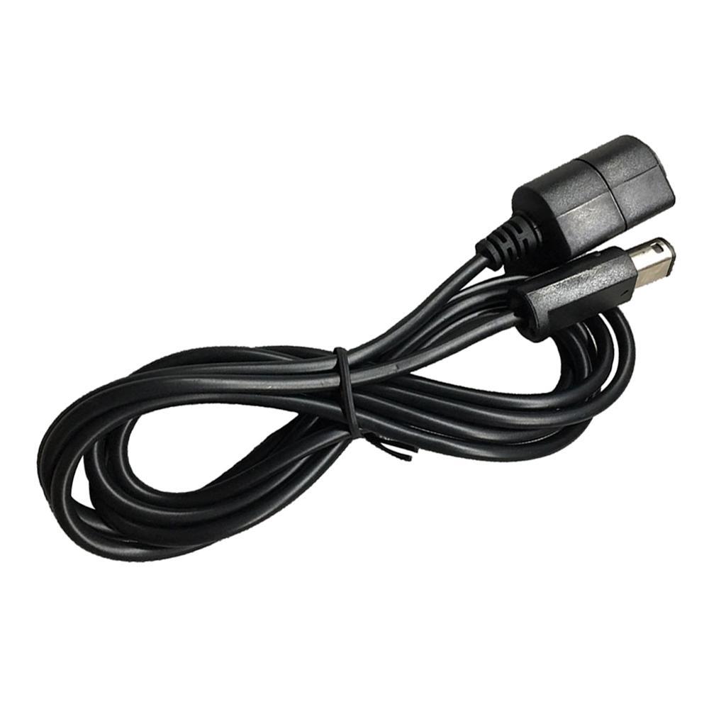 1.8m Controller Extension Cable Cord for Nintendo GameCube NGC Controllers - Black