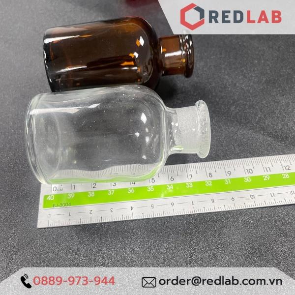 Chai thuỷ tinh nhỏ giọt trắng / nâu, 60ml / 125ml - Chai congtogut đựng hoá chất