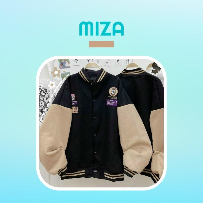 Áo khoác bomber nỉ bông nam nữ unisex gió jacket cúc bấm form rộng local brand ulzzang phong cách hàn quốc đep Bonyo