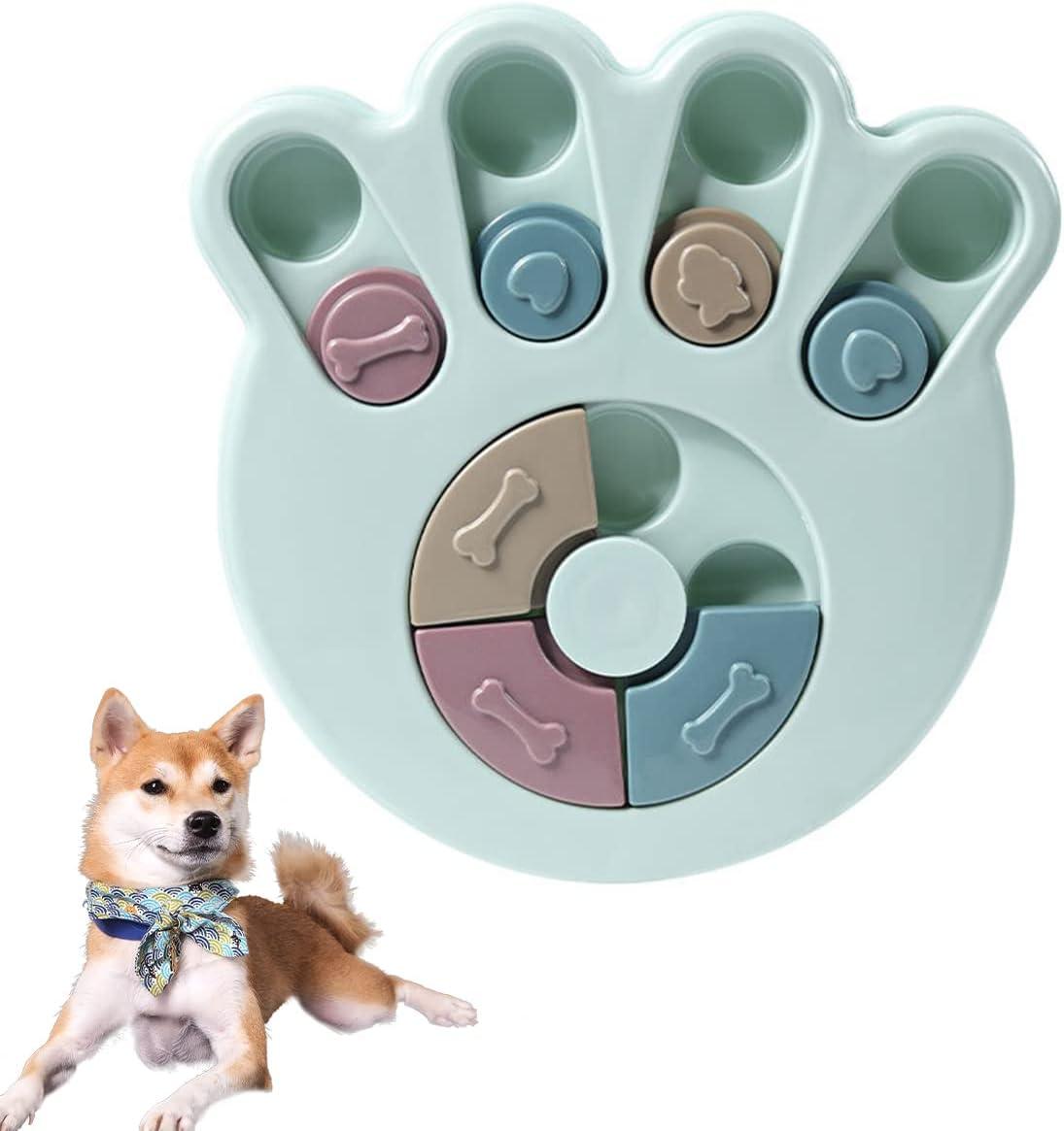 Câu đố cho chó ăn, đồ chơi chó giáo dục, đồ chơi chó tương tác, đối xử với chó cho chó, người ăn cho chó, người ăn chậm, động vật chậm