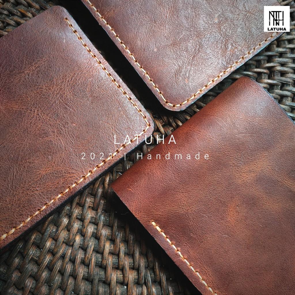 VÍ DA HANDMADE MÀU NÂU