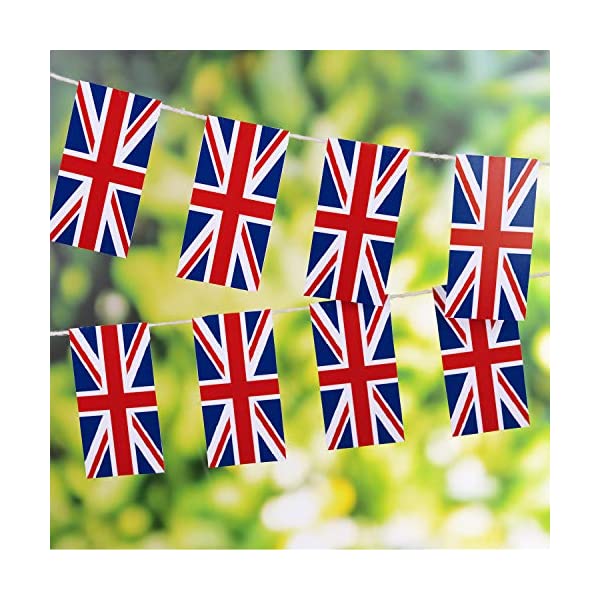 Dây cờ trang trí nước Anh - British Banner qka04