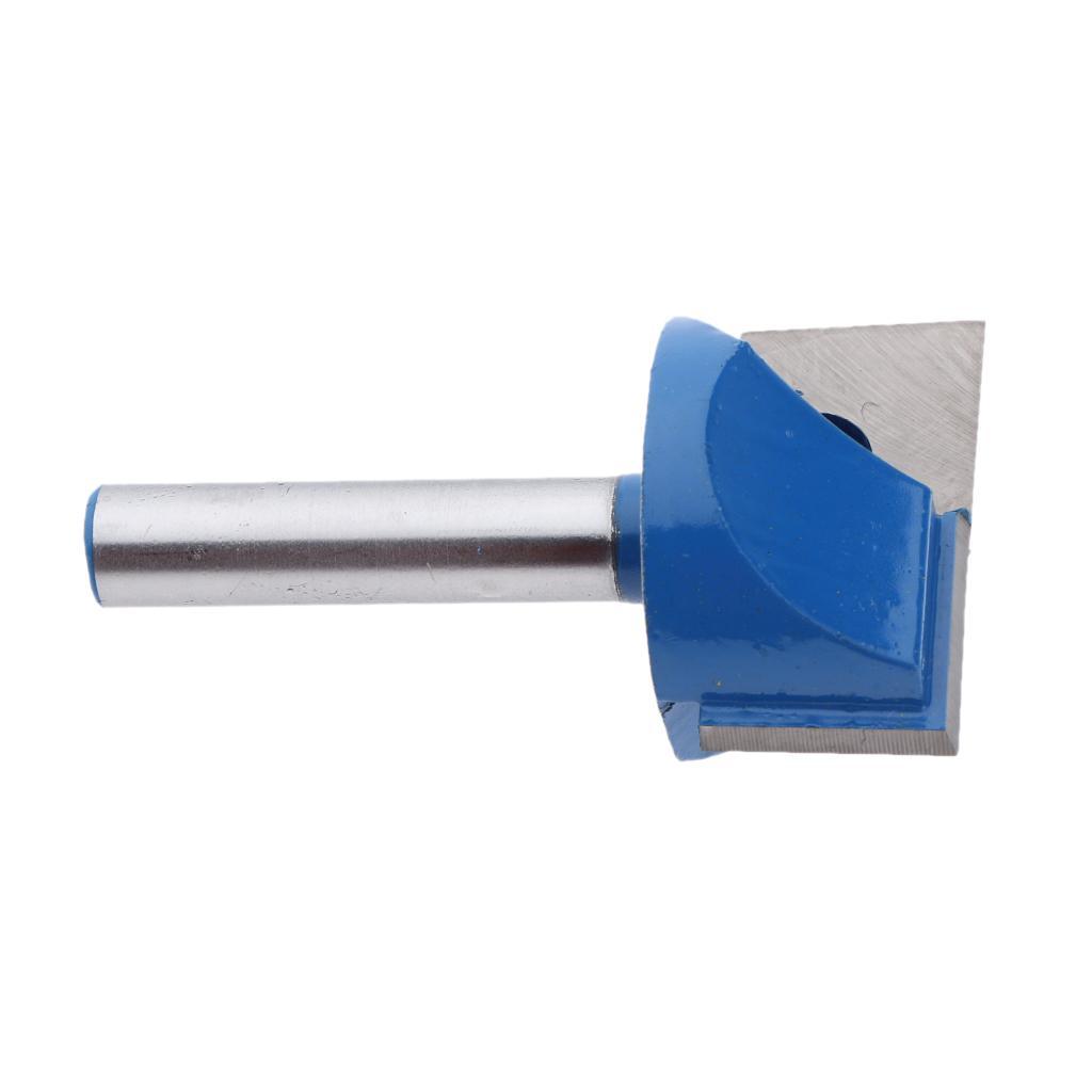 2Pcs 8mm Router Bit Bottom Cleaning Bit Woodworking Router Bit