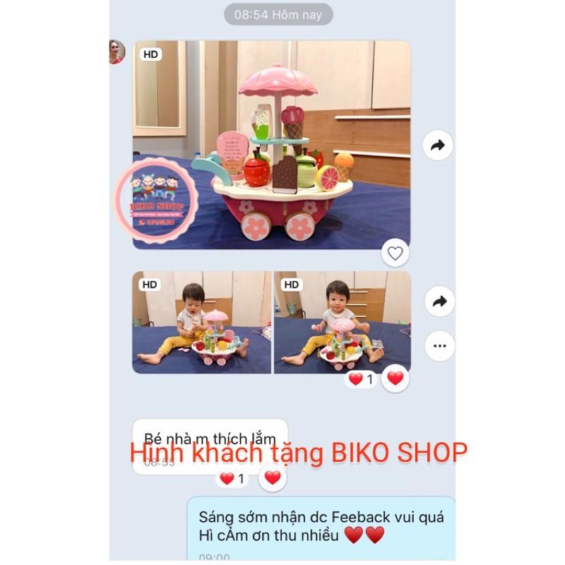 Bộ đồ chơi cho bé Xe kem 2 tầng Mothergaden M03