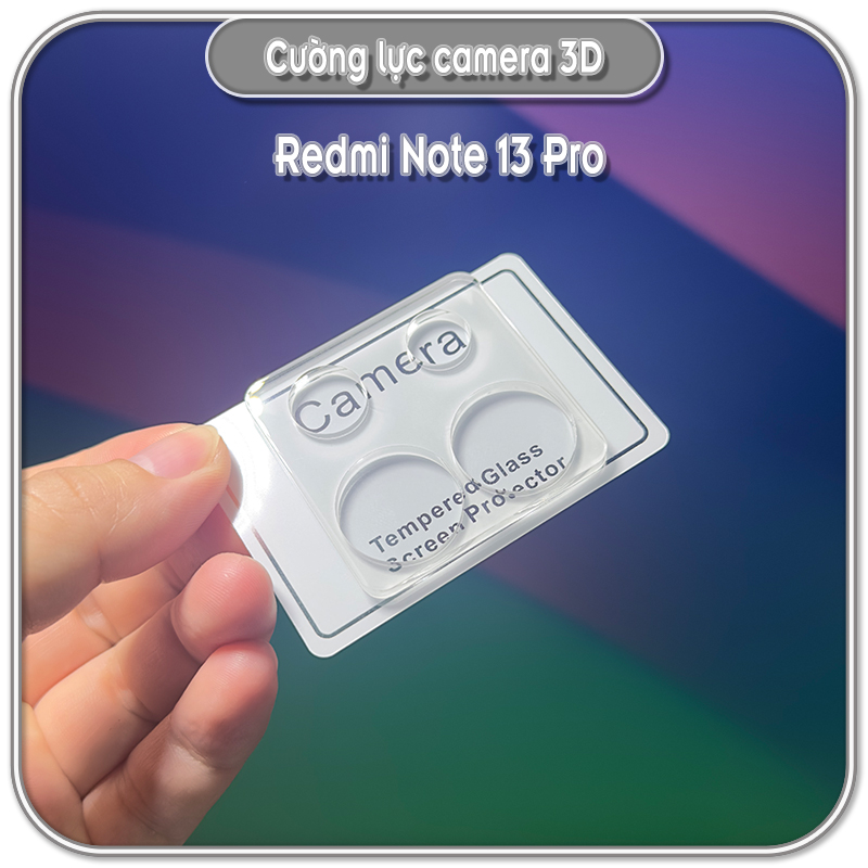 Cường lực Camera 3D cho Redmi Note 13 Pro