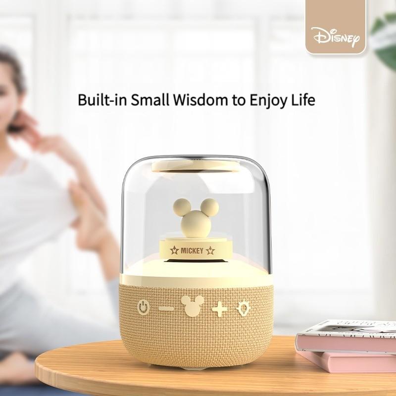 Loa di động Disney S6 Bluetooth thông minh HIFI Chất lượng âm thanh vòm Loa âm thanh không dây Loa siêu trầm ngoài trời tại nhà Màu sắc: Hồng