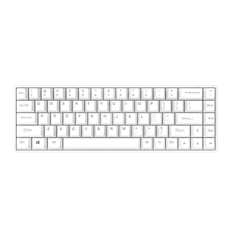 Bàn phím cơ MK68 phím RGB bluetooth 2.4g 3 mode keyboard hotswappable có dây ba chế độ màu xanh lá cây / đỏ / nâu / đen