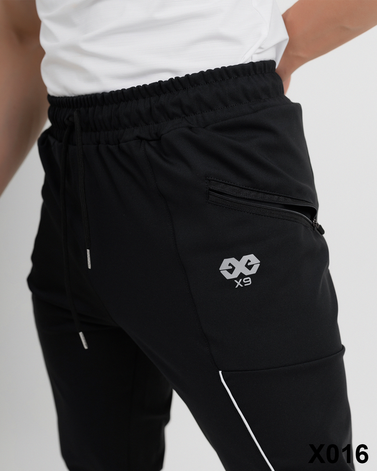 Quần Thun Dài Thể Thao Nam Phối Viền Tập Gym Chạy Bộ Cao Cấp - X9 Sportswear - X016