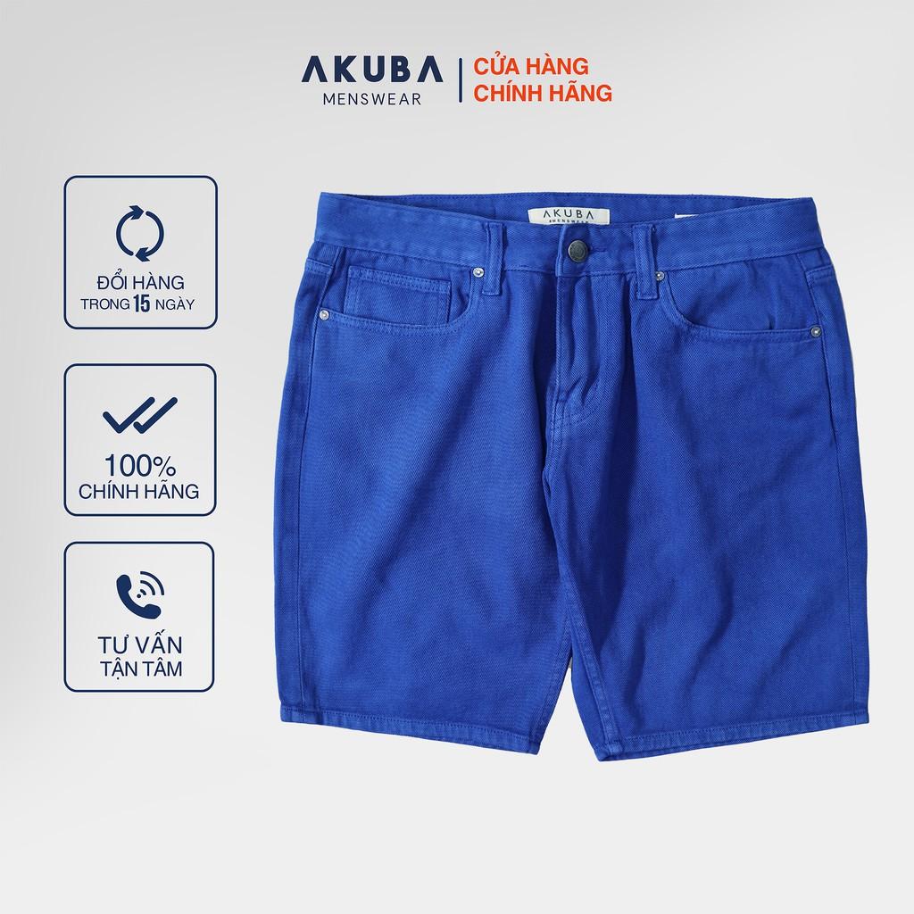 Quần Short Nam Trơn Thời Trang AKUBA Form Skinny | 01D1958