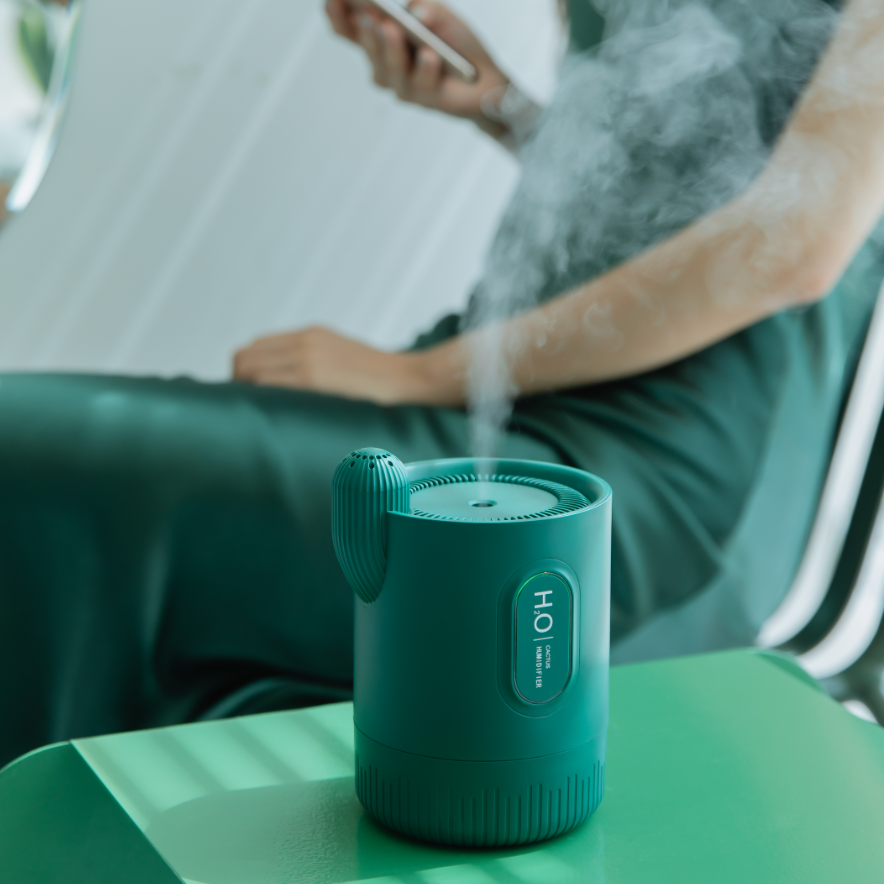 Không dây Xương Rồng Máy Tạo Độ Ẩm Không Khí H2O Di Động Siêu Âm Hương Thơm Khuếch Tán 2000mAh Pin Tinh Dầu Humidificador Cho Nhà Xe Ô Tô