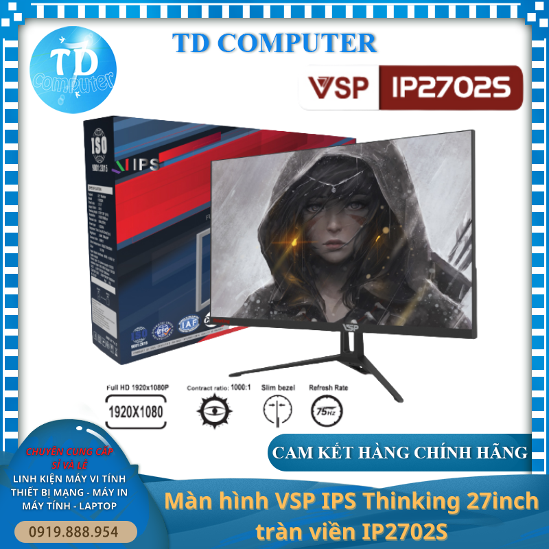 Màn hình VSP IP2702S 27inch - Hàng chính hãng TECH VISION phân phối