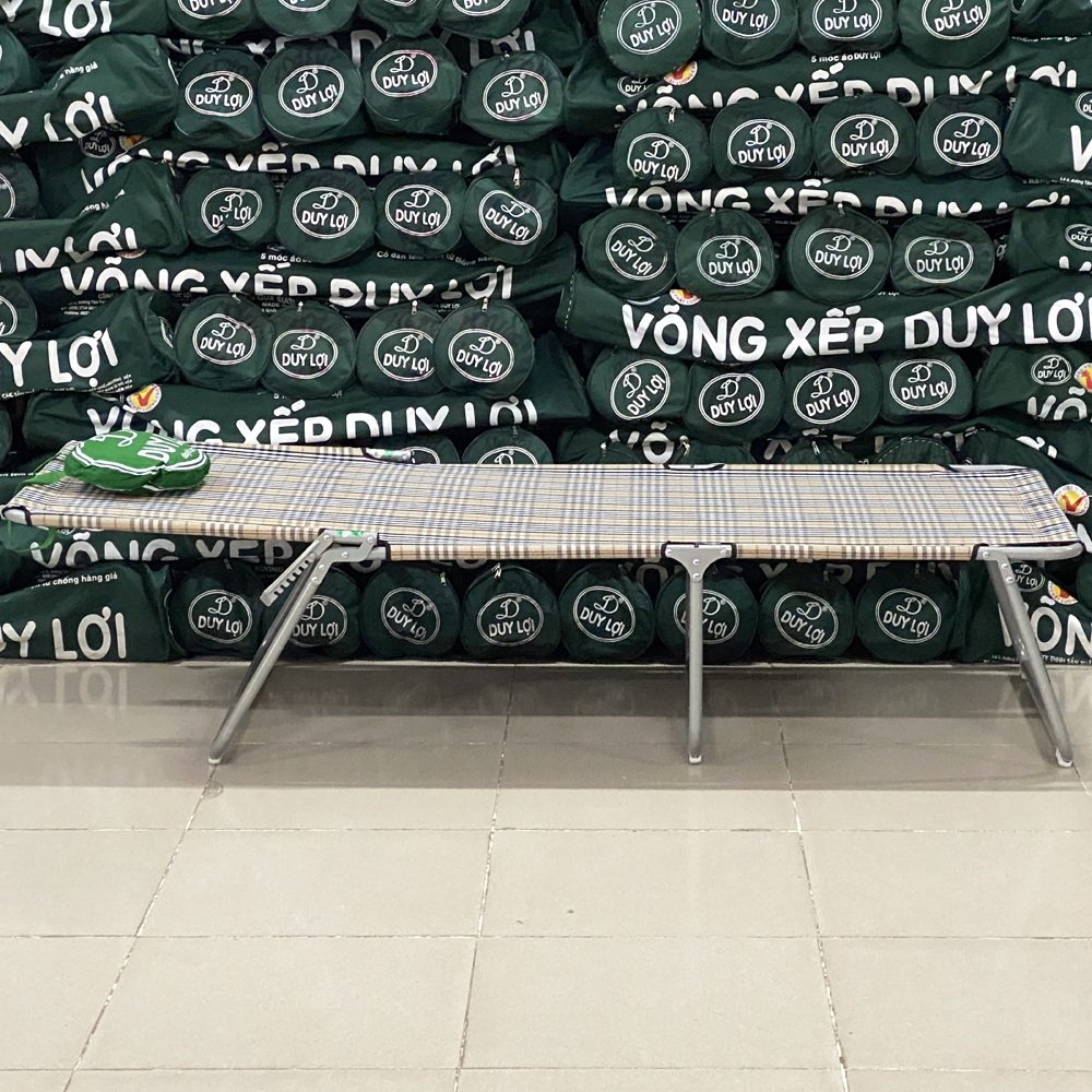 GHẾ - GIƯỜNG XẾP DUY LỢI THÉP CHÂN DÀI