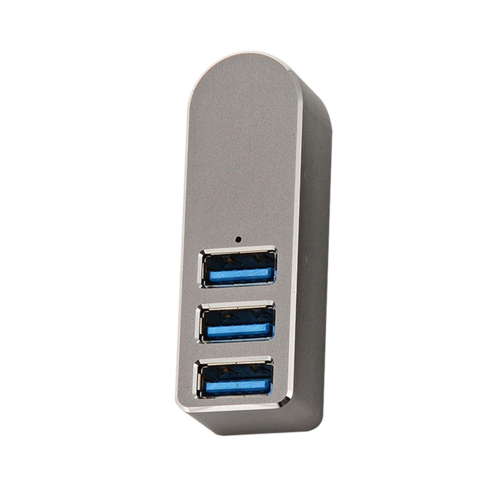 3 Port USB 3.0 Hub 270 Degree Rotatable USB Docking Station for Phones Keyboard Digital Camera