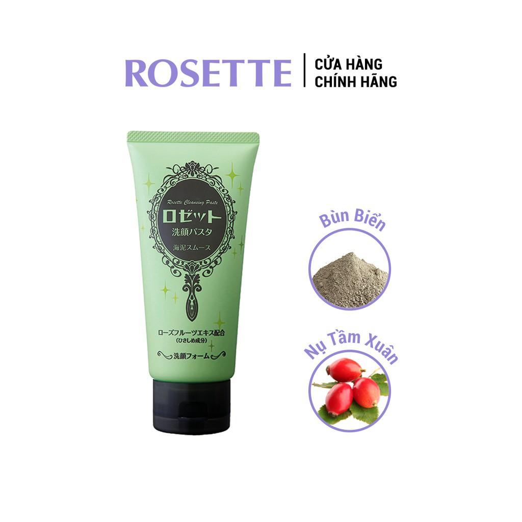 Sữa Rửa Mặt Rosette Nhật Bản Chính Hãng 120g Thu Nhỏ Lỗ Chân Lông Chống Lão Hóa Làm Sáng Da Dành Cho Da Mụn