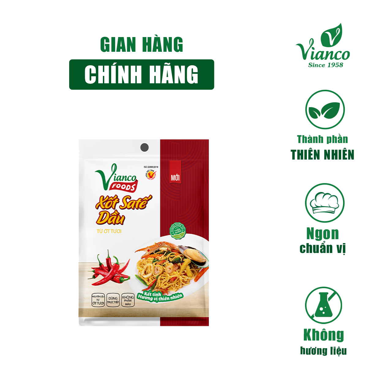 Gia vị Xốt ViancoFoods dạng gói