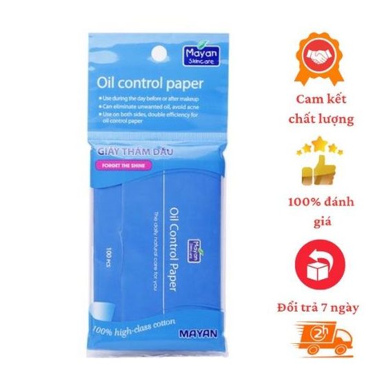 Giấy Thấm Dầu Mayan Oil Control Paper 100 Tờ