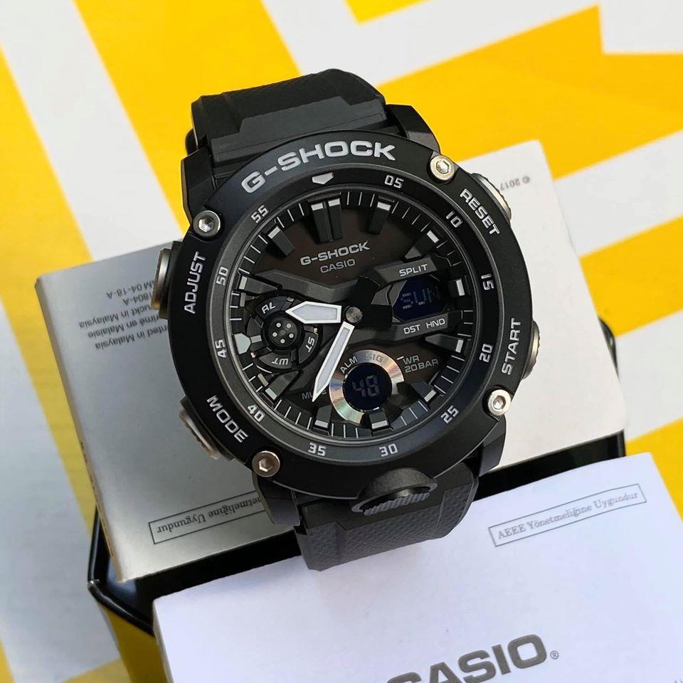 Đồng hồ nam chống nước Casio G-shock GA2000-1A Hymawatch