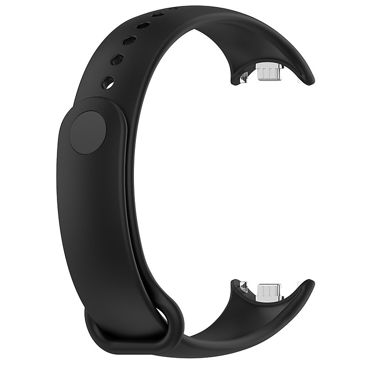 Dây Đeo Thay Thế Cho Xiaomi Mi Band 8 Chất Liệu Silicone - Màu Đen