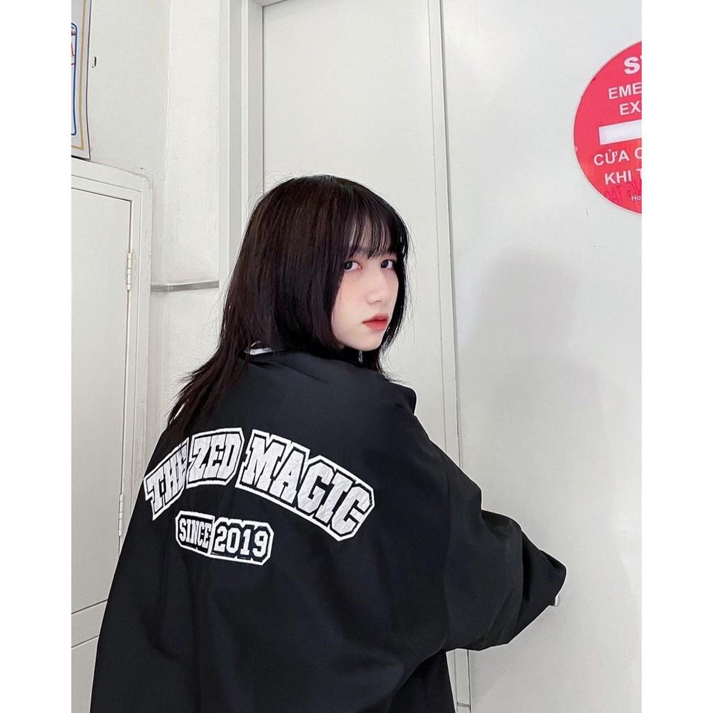 Áo khoác Bomber Unisex  Closet - Jacket khóa kéo tay bồng form dáng rộng bigsize nam nữ ulzzang