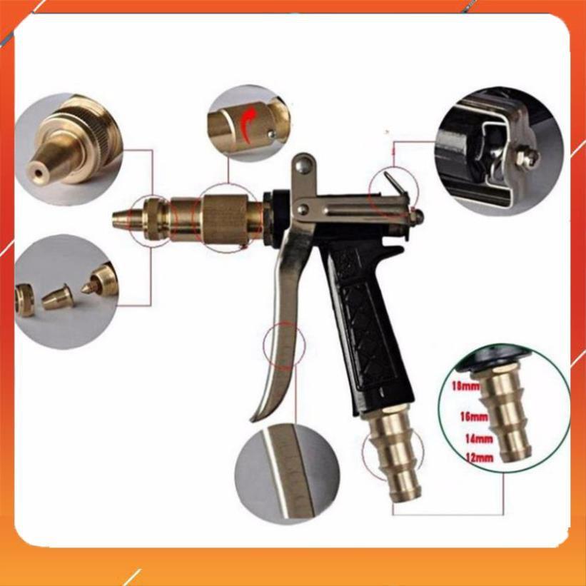 Vòi tưới cây rửa xe️️Evoucher Bộ dây và vòi xịt tăng áp lực nước loại 10m 206400