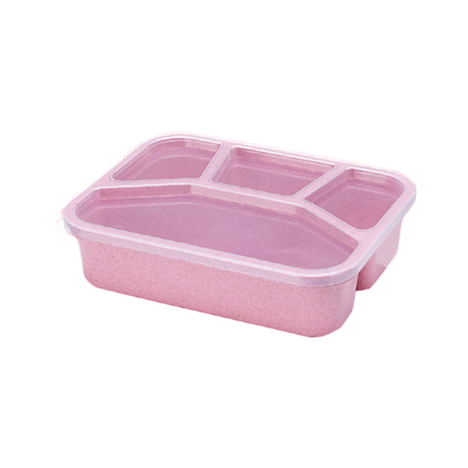 Bento Lunch Box Leakproof Lid Reusable Snack Food Container for Home Kitchen