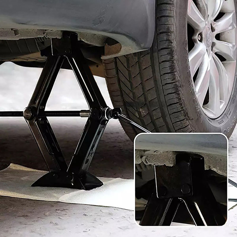 Kích nâng hạ quả trám ABG kích nâng gầm ô tô xe máy, kích chữ a có đòn bẩy tiện lợi