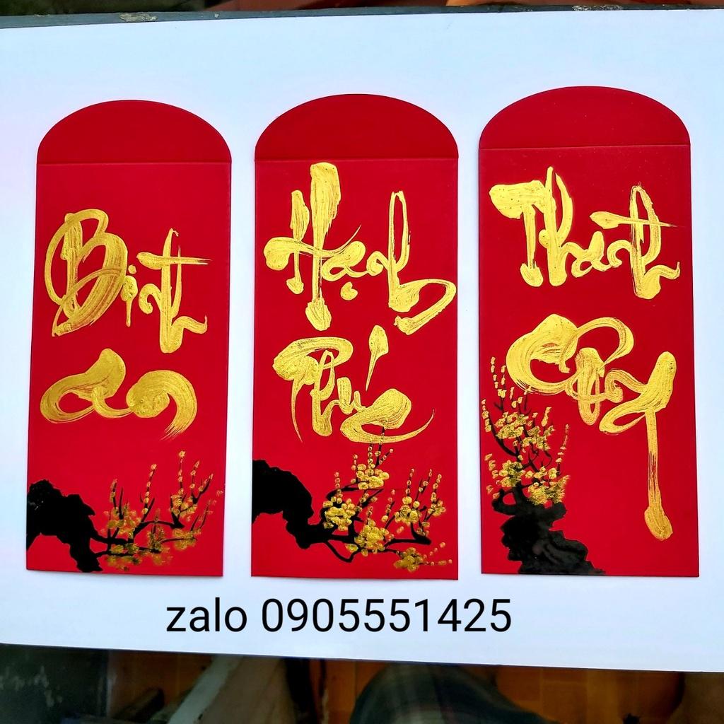 10 Bao ( bì ) lì xì tết, viết theo yêu cầu