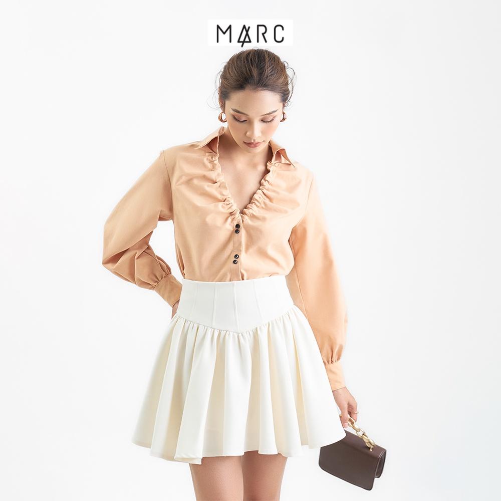 Váy nữ MARC FASHION mini rã hông xếp li FAST110822