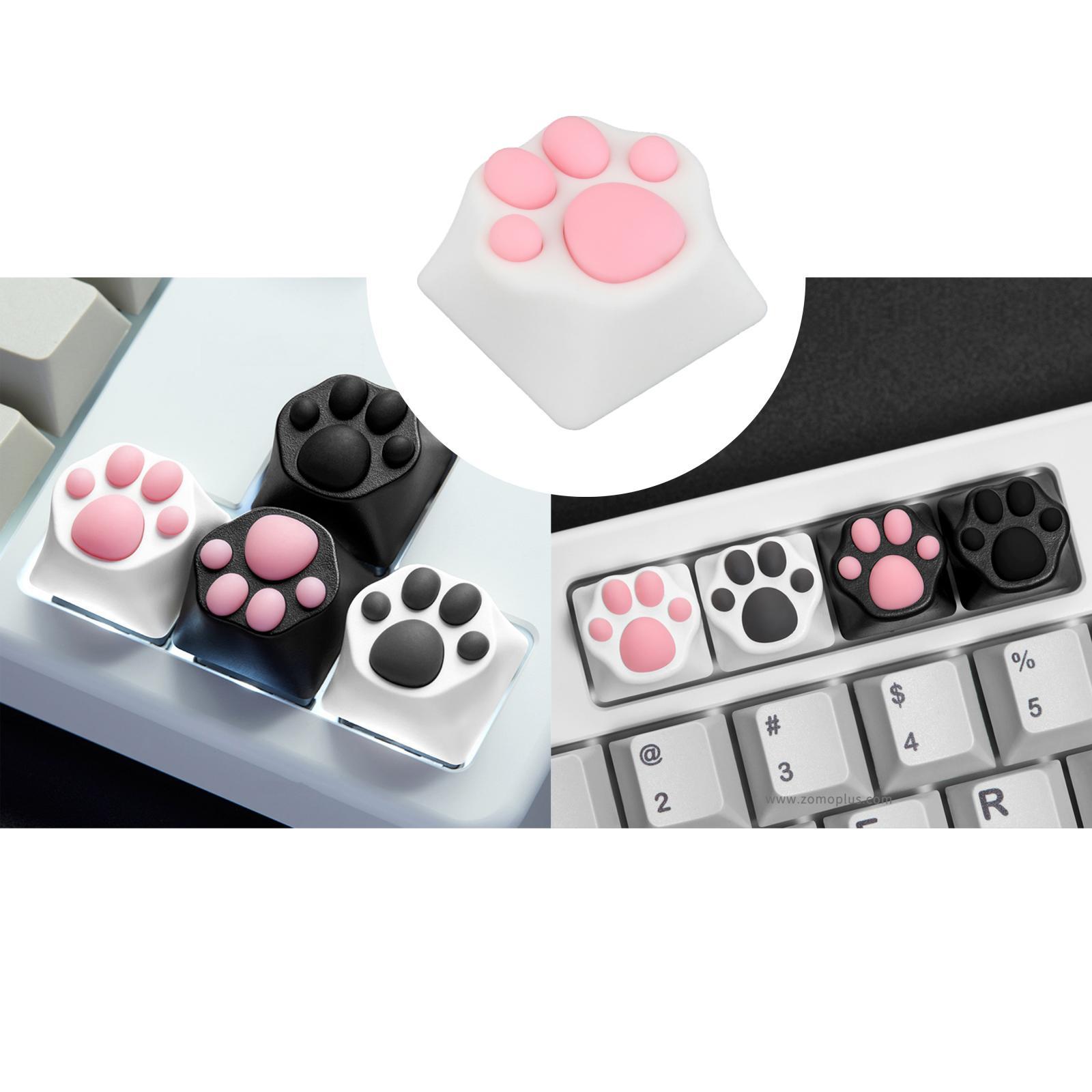 Custom Gaming Keycaps Machinery Keyboard keycaps Cat paw Shape ABS Base for ESC Key, Cat Claw for Cute Keyboard