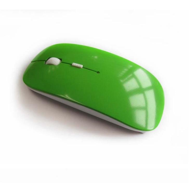 2.4G Ultra Thin Slim Mini Chuột không dây USB Nhận chuột chơi game quang