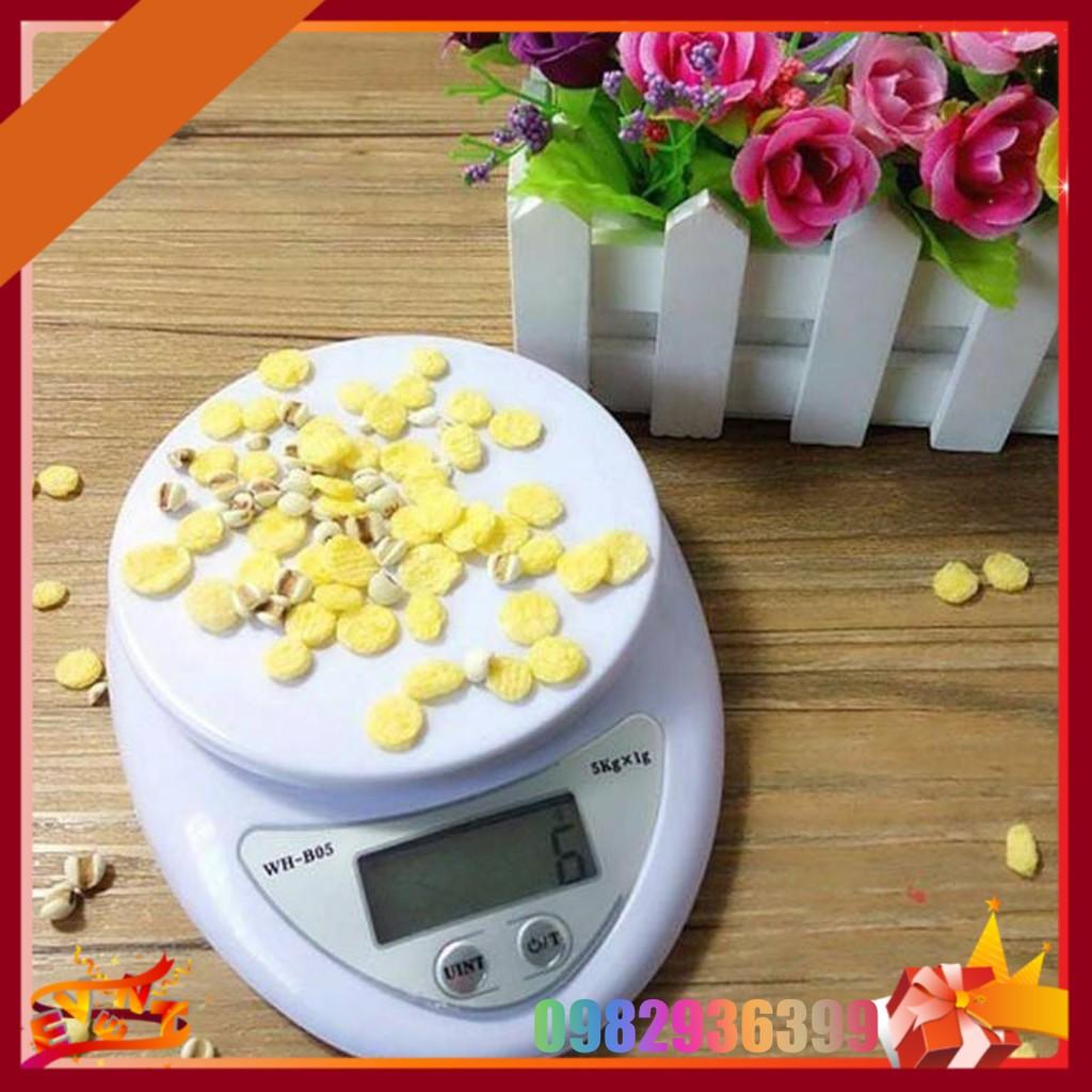 Cân Nhà Bếp Điện Tử 5kg Nguyên Liệu Làm Bánh, Thực Phẩm Nhà Hàng