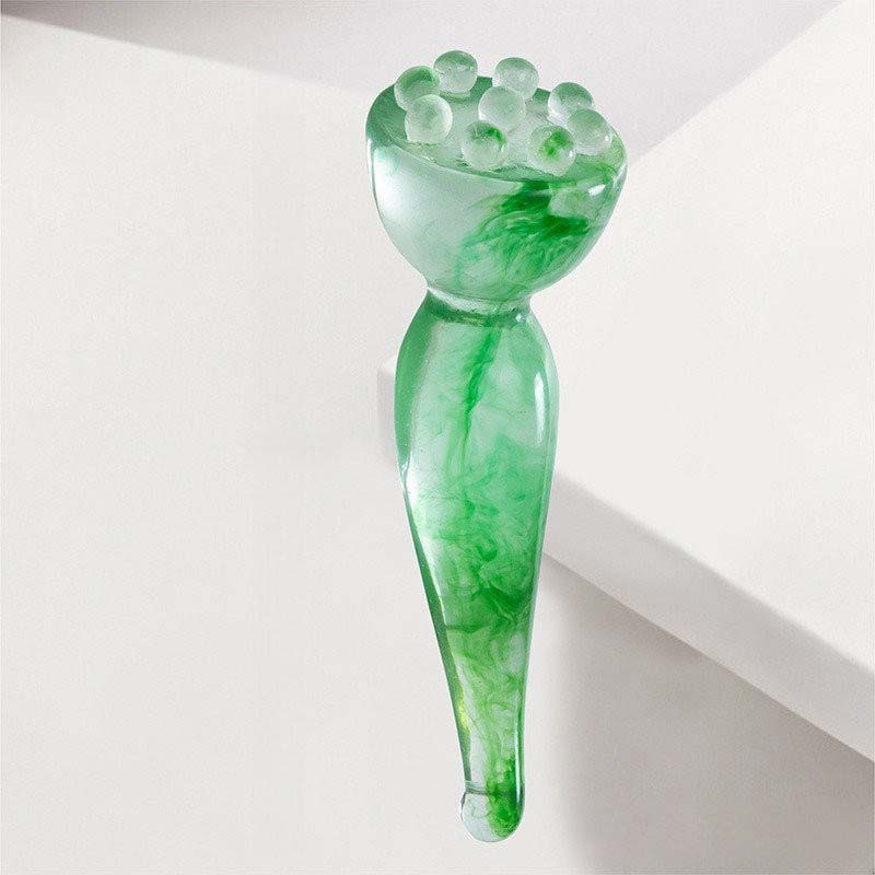 Dụng Cụ Massage Bằng Nhựa Hình Đài Sen 9 Đầu Bi Dài 13Cm