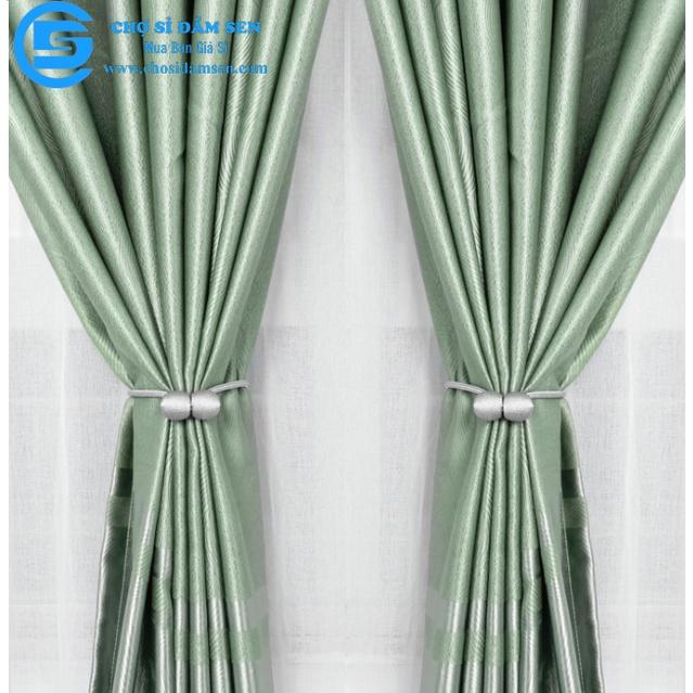 01 Dây buộc rèm cửa nam châm tiện lợi, thời trang rèm trang trí đẹp, đơn giản