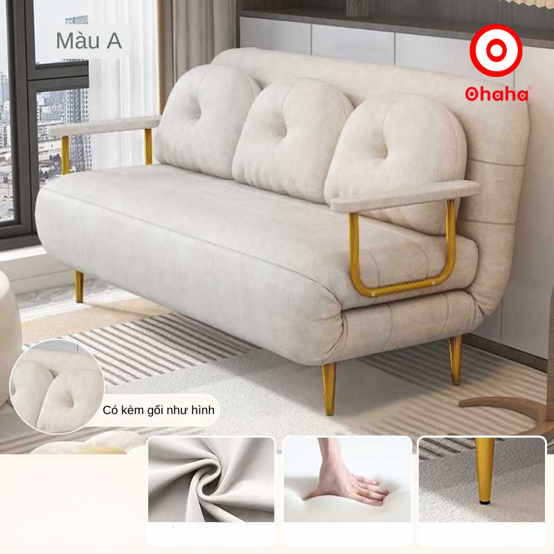 [GIÁ RẺ - Miễn phí vận chuyển &amp; Lắp đặt tại TP.HCM] Ghế Sofa giường gấp gọn bọc nệm thông minh, kiểu dáng hiện đại - SFG002