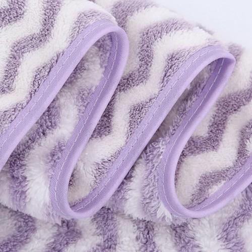 Khăn Mặt Lông Cừu Xuất Hàn Vân Kẻ Sọc