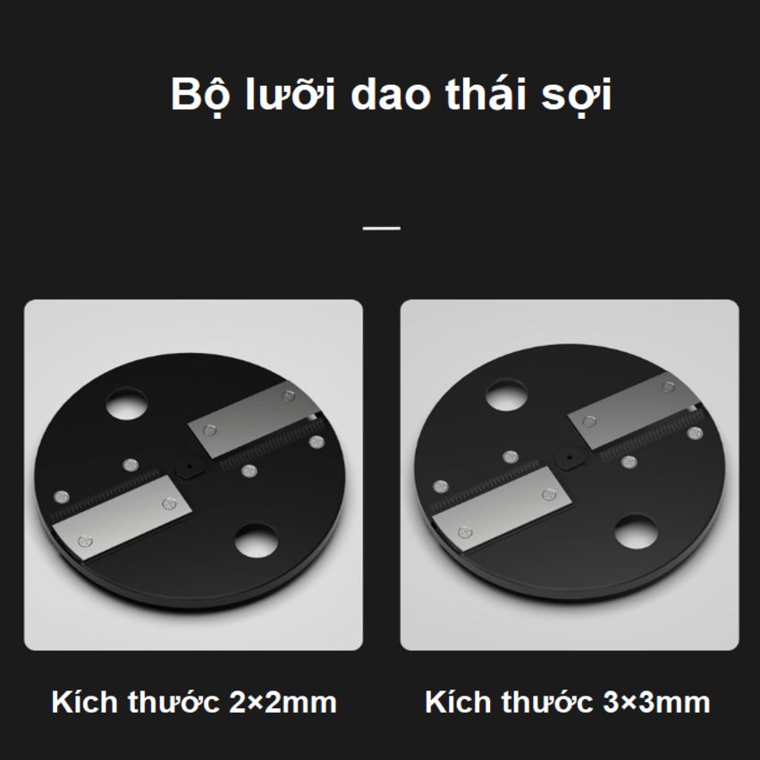Máy thái rau củ quả đa năng, thái lát, thái sợi, thái hạt lựu Thương hiệu Mỹ cao cấp Septree GJ817, 850W - Hàng Nhập Khẩu (Bảo Hành 12 Tháng)
