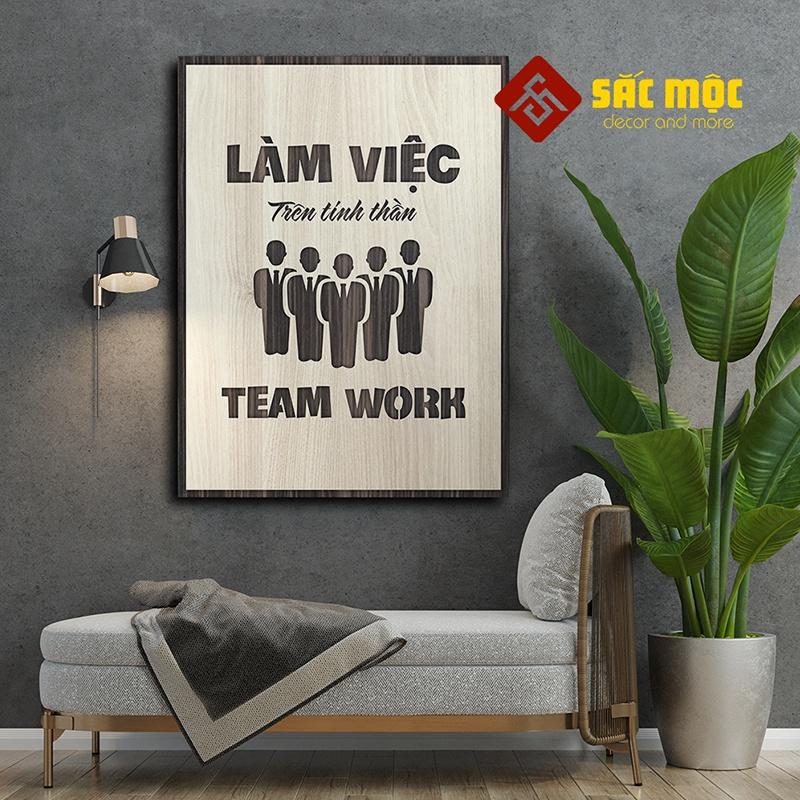 Tranh tạo động lực TDL021 - Làm việc trên tinh thần team work