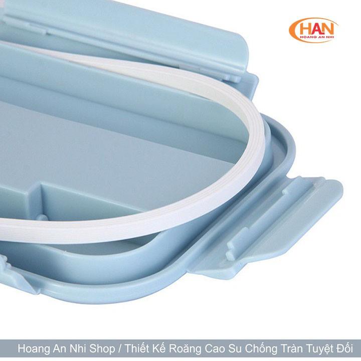 Bộ Hộp Cơm Văn Phòng Chất Liệu Thủy Tinh Cao Cấp Có Chia Ngăn Tiện Dụng - Tặng Kèm Túi Giữ Nhiệt Và Bộ Muổng Đũa