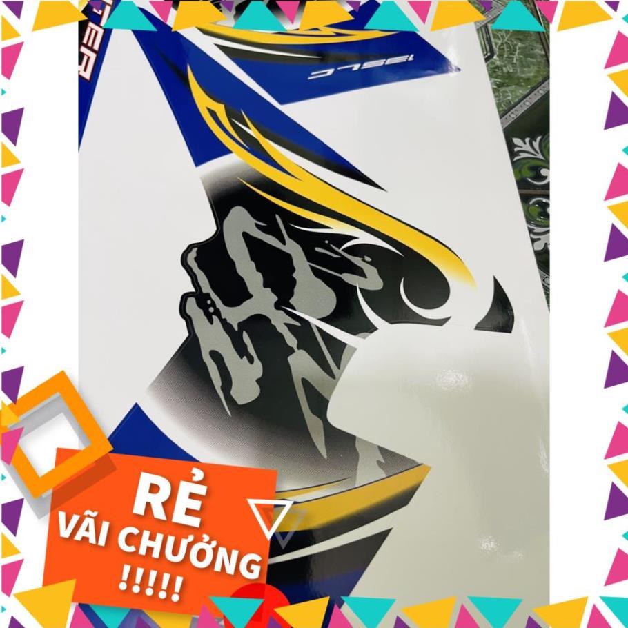 Tem Rời Exciter 2009 Mẫu MX Xanh Vàng