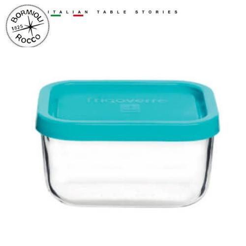 Hộp thuỷ tinh chữ nhật Bormioli Rocco Frigoverre 400ml, kín hơi, dùng được trong ngăn đông
