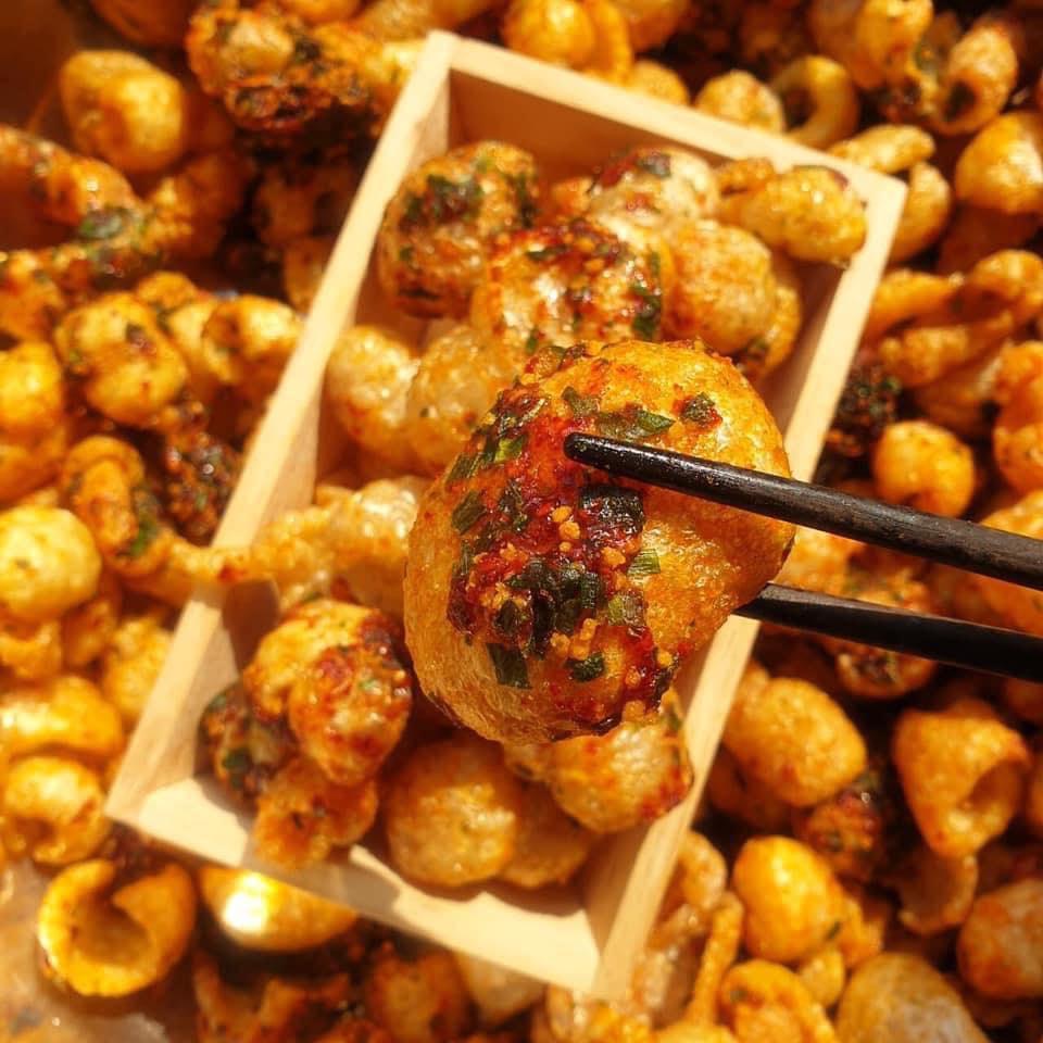 Da heo chiên giòn tỏi ớt Nàng Khô 140gr