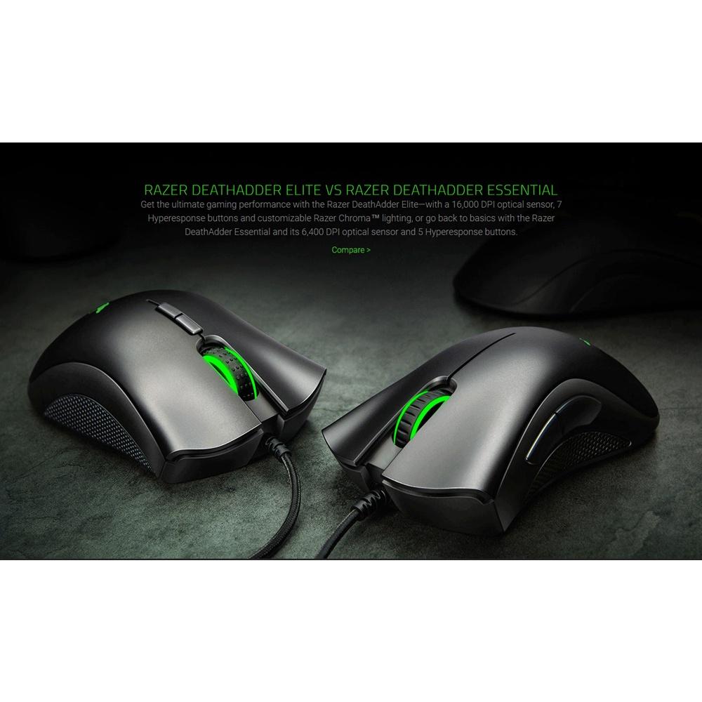 Chuột Chơi Game Có Dây Razer DeathAdder Essential (Hàng Nhập Khẩu)