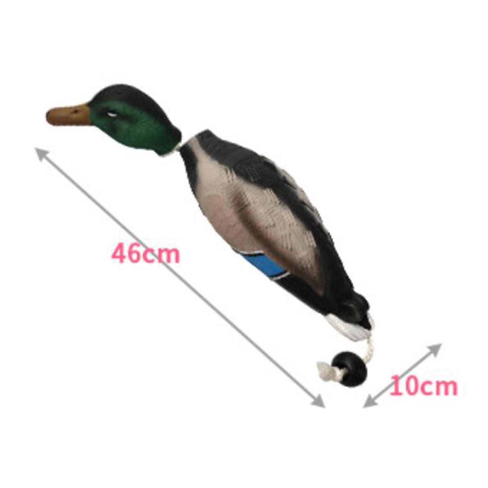 Mallard Duck Decoy Outdoor Scarecrow Hunting Decoy Hiking for Dog Chewing