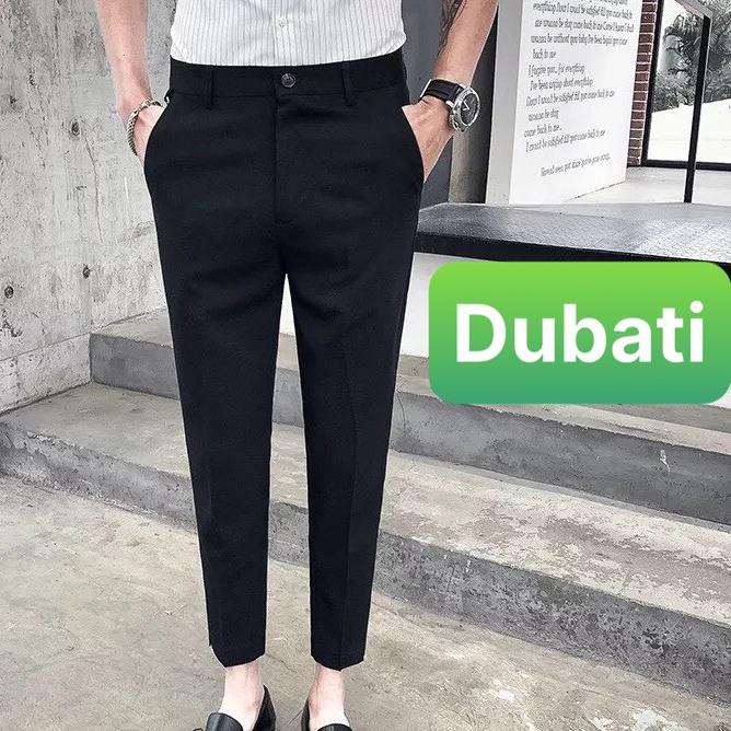QUẦN TÂY ÂU NAM ỐNG CÔN CÔNG SỞ DÁNG ÔM CHẤT CO GIÃN- DUBATI FASHION
