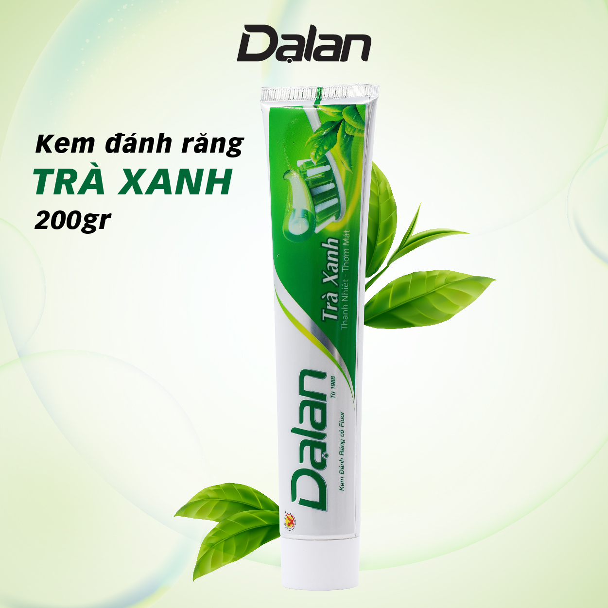 KEM ĐÁNH RĂNG DẠ LAN TRÀ XANH 200G