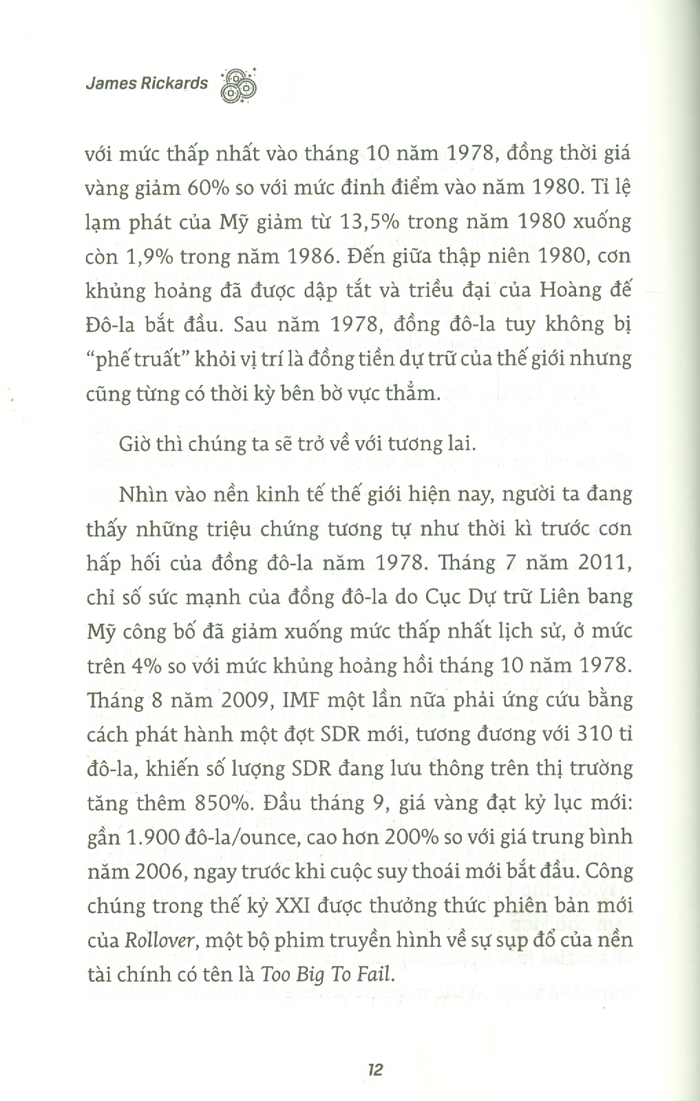 SỰ LỤI TÀN CỦA ĐỒNG TIỀN - James Rickards – Lại Hồng Vân dịch – Bách Việt – NXB Dân Trí