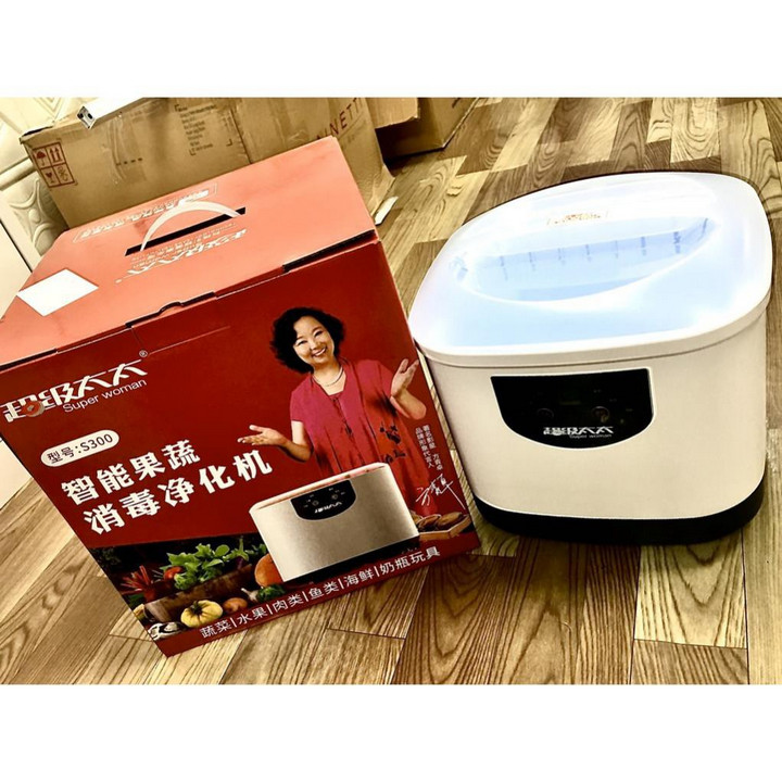 Máy rửa rau củ SUPER WOMAN ozone diệt khuẩn 99.99% gia dụng - Home and Garden