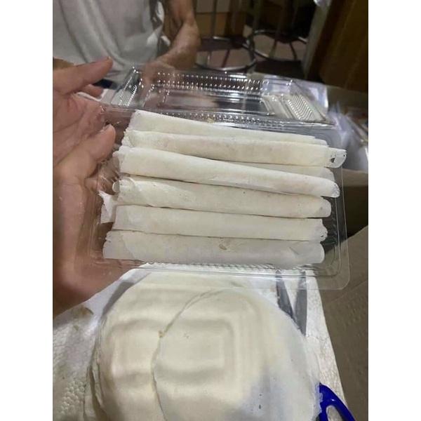 10 gói vỏ bò bía  - bánh đa nem đậu xanh cuốn chả giò - Bánh đa nem vỏ trắng